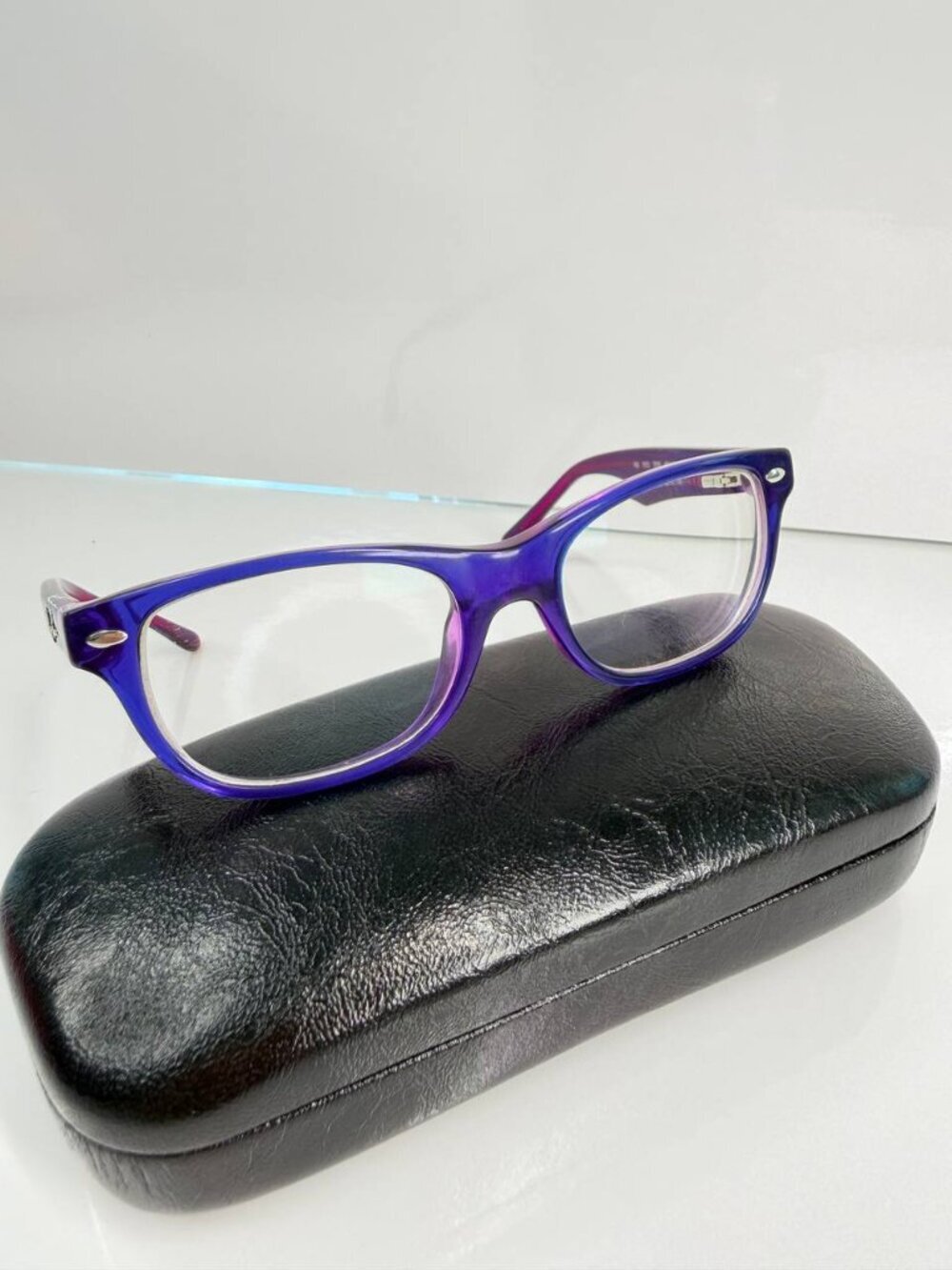 Ray-Ban RB1555 Prescription Eyeglasses – Purple – 46-16-125
